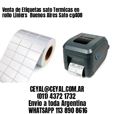 Venta de Etiquetas sato Termicas en rollo Liniers  Buenos Aires Sato cg408