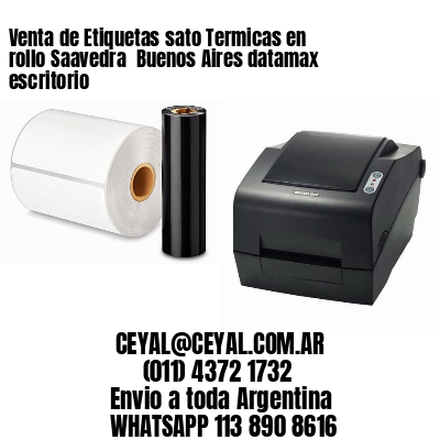 Venta de Etiquetas sato Termicas en rollo Saavedra  Buenos Aires datamax escritorio