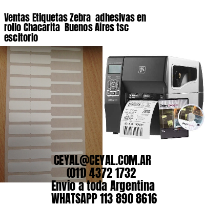 Ventas Etiquetas Zebra  adhesivas en rollo Chacarita  Buenos Aires tsc escitorio