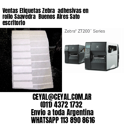 Ventas Etiquetas Zebra  adhesivas en rollo Saavedra  Buenos Aires Sato escritorio