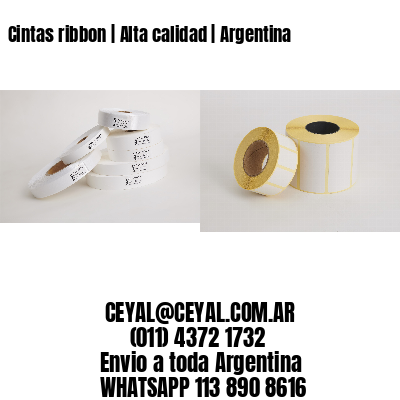 Cintas ribbon | Alta calidad | Argentina