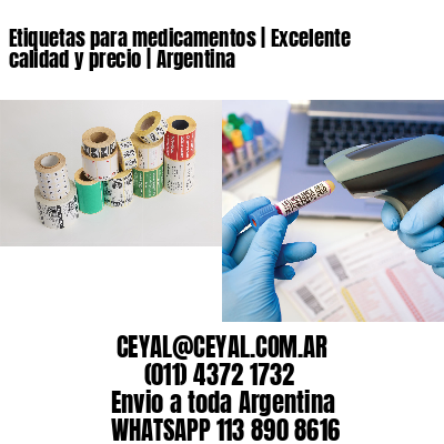 Etiquetas para medicamentos | Excelente calidad y precio | Argentina