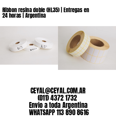 Ribbon resina doble (HL35) | Entregas en 24 horas | Argentina