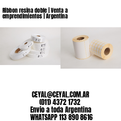 Ribbon resina doble | Venta a emprendimientos | Argentina