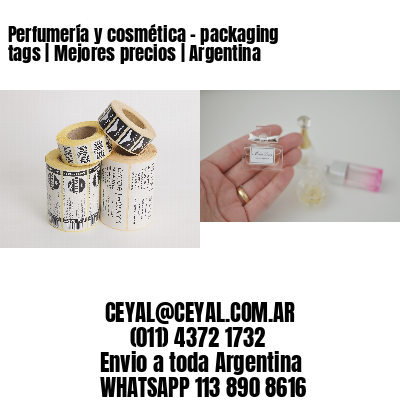 Perfumería y cosmética – packaging tags | Mejores precios | Argentina