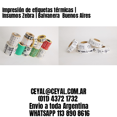 Impresión de etiquetas térmicas | Insumos Zebra | Balvanera  Buenos Aires