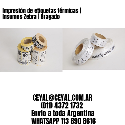 Impresión de etiquetas térmicas | Insumos Zebra | Bragado