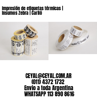 Impresión de etiquetas térmicas | Insumos Zebra | Cariló