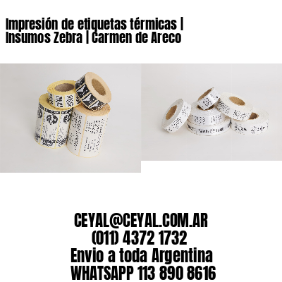 Impresión de etiquetas térmicas | Insumos Zebra | Carmen de Areco