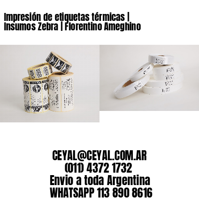 Impresión de etiquetas térmicas | Insumos Zebra | Florentino Ameghino