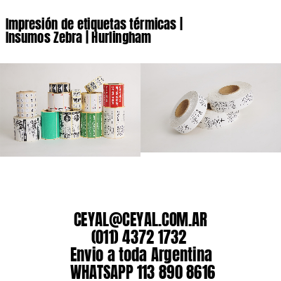 Impresión de etiquetas térmicas | Insumos Zebra | Hurlingham