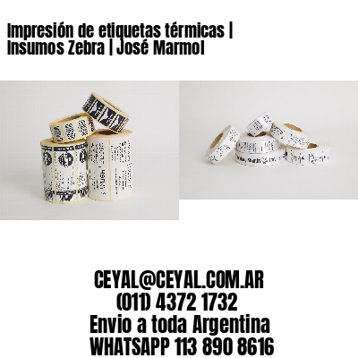 Impresión de etiquetas térmicas | Insumos Zebra | José Marmol