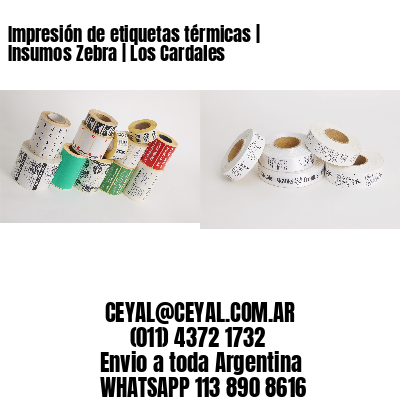 Impresión de etiquetas térmicas | Insumos Zebra | Los Cardales
