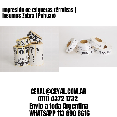 Impresión de etiquetas térmicas | Insumos Zebra | Pehuajó