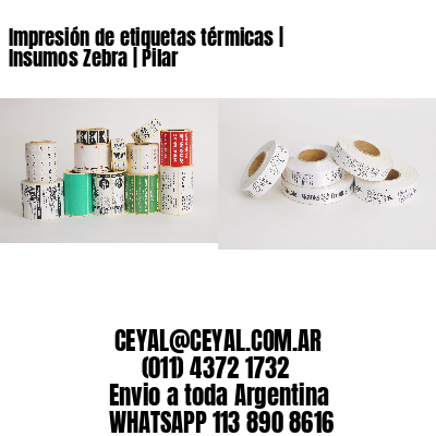 Impresión de etiquetas térmicas | Insumos Zebra | Pilar