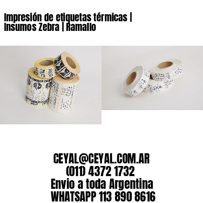 Impresión de etiquetas térmicas | Insumos Zebra | Ramallo