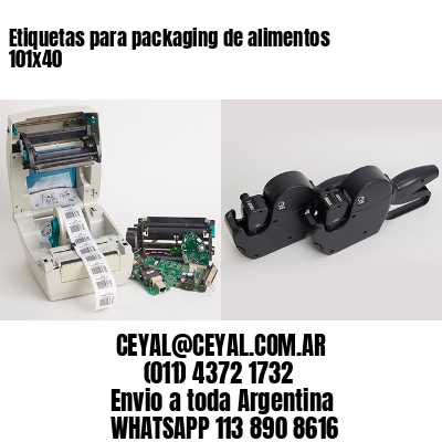 Etiquetas para packaging de alimentos 101×40