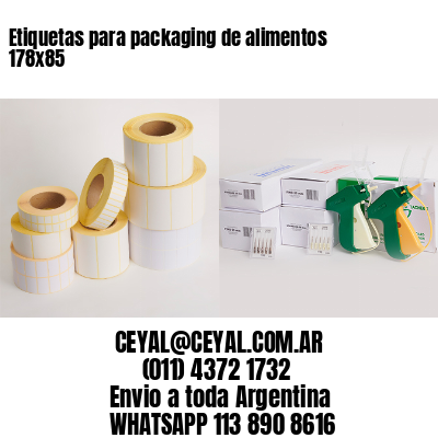 Etiquetas para packaging de alimentos 178×85