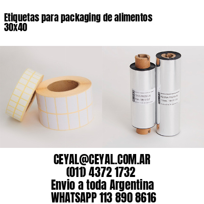 Etiquetas para packaging de alimentos 30×40