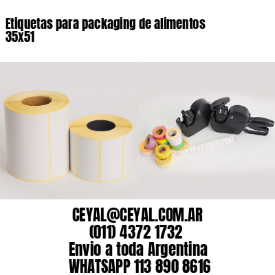 Etiquetas para packaging de alimentos 35×51