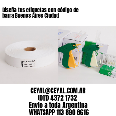 Diseña tus etiquetas con código de barra Buenos Aires Ciudad