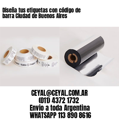 Diseña tus etiquetas con código de barra Ciudad de Buenos Aires