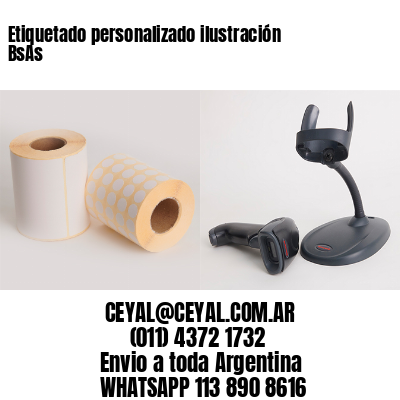 Etiquetado personalizado ilustración BsAs