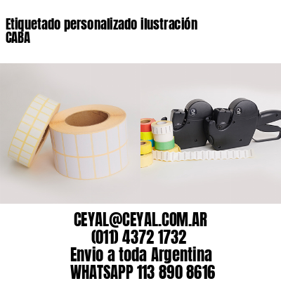 Etiquetado personalizado ilustración CABA