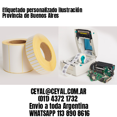 Etiquetado personalizado ilustración Provincia de Buenos Aires