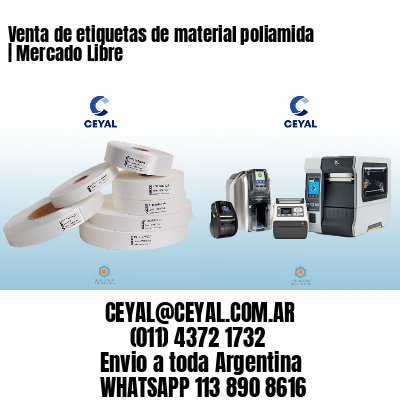 Venta de etiquetas de material poliamida | Mercado Libre