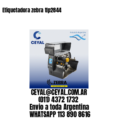 Etiquetadora zebra tlp2844