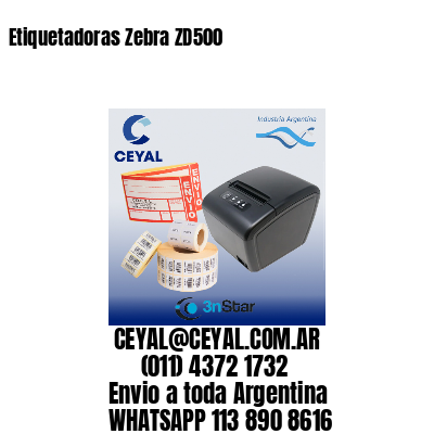 Etiquetadoras Zebra ZD500