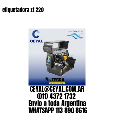 etiquetadora zt 220