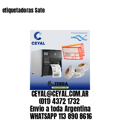 etiquetadoras Sato