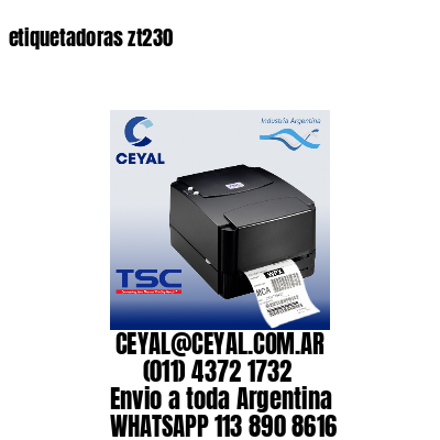 etiquetadoras zt230