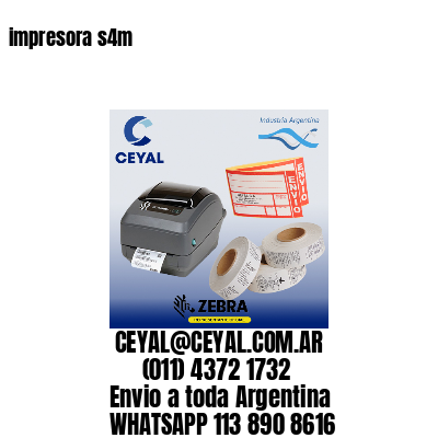 impresora s4m