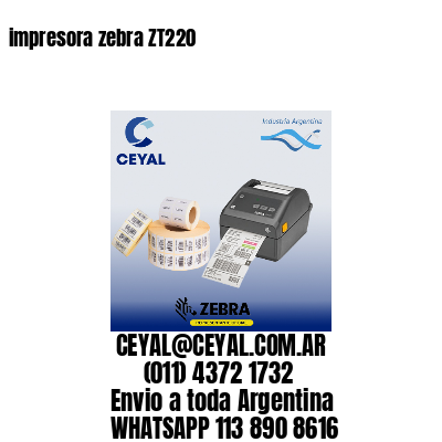 impresora zebra ZT220
