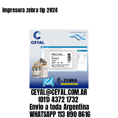 impresora zebra tlp 2824