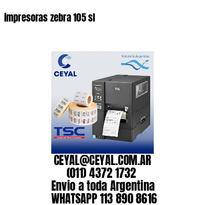 impresoras zebra 105 sl