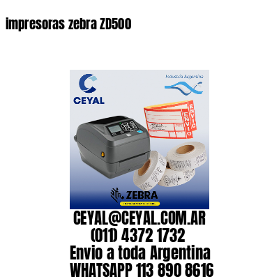 impresoras zebra ZD500