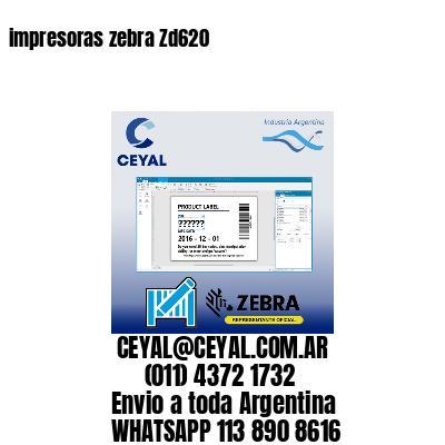 impresoras zebra Zd620