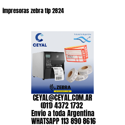 impresoras zebra tlp 2824