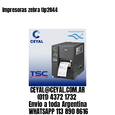 impresoras zebra tlp2844