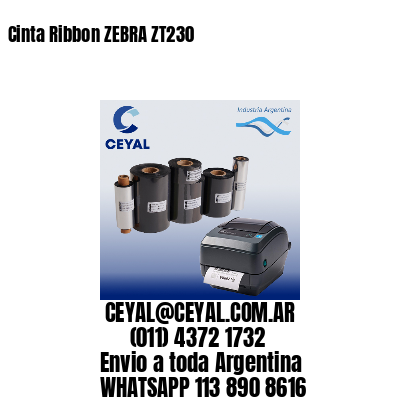 Cinta Ribbon ZEBRA ZT230