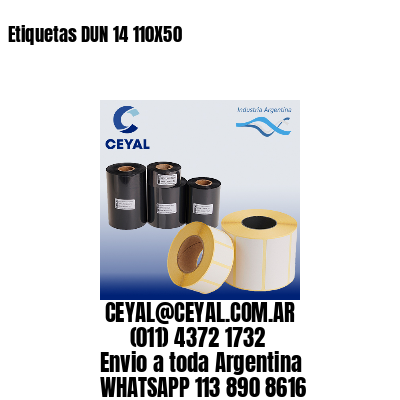 Etiquetas DUN 14 110X50