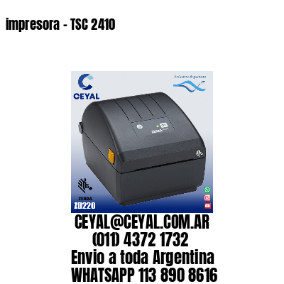 impresora – TSC 2410