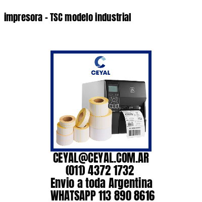 impresora – TSC modelo industrial