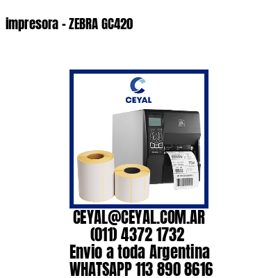 impresora – ZEBRA GC420