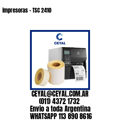 impresoras – TSC 2410