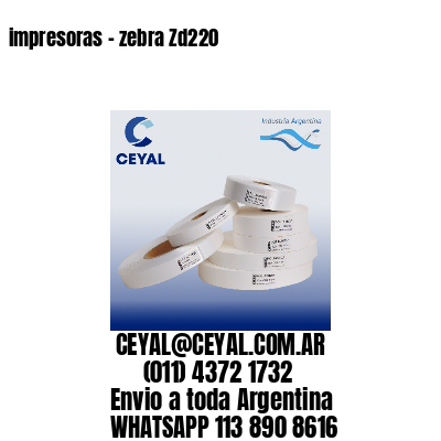impresoras – zebra Zd220